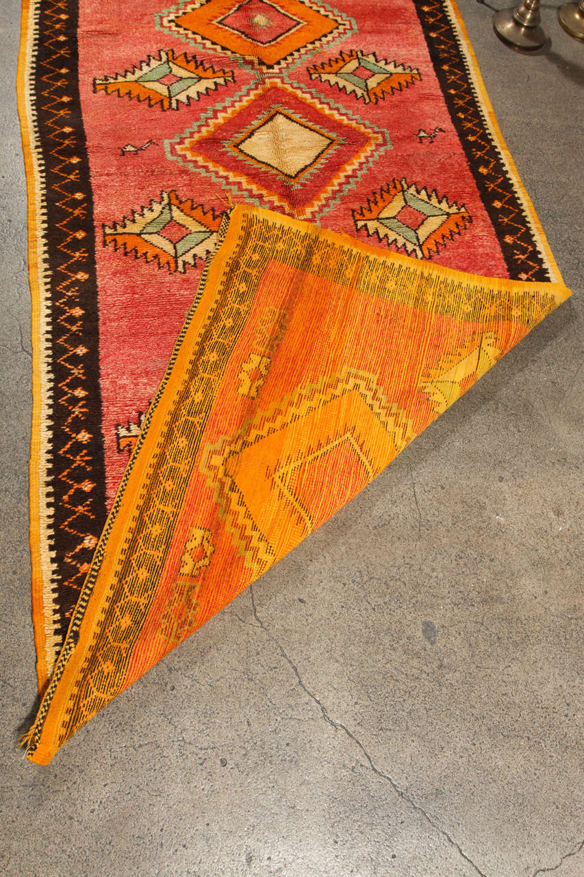 Vintage Moroccan Tribal Rug Runner Matisse Style at 1stDibs moroccan
