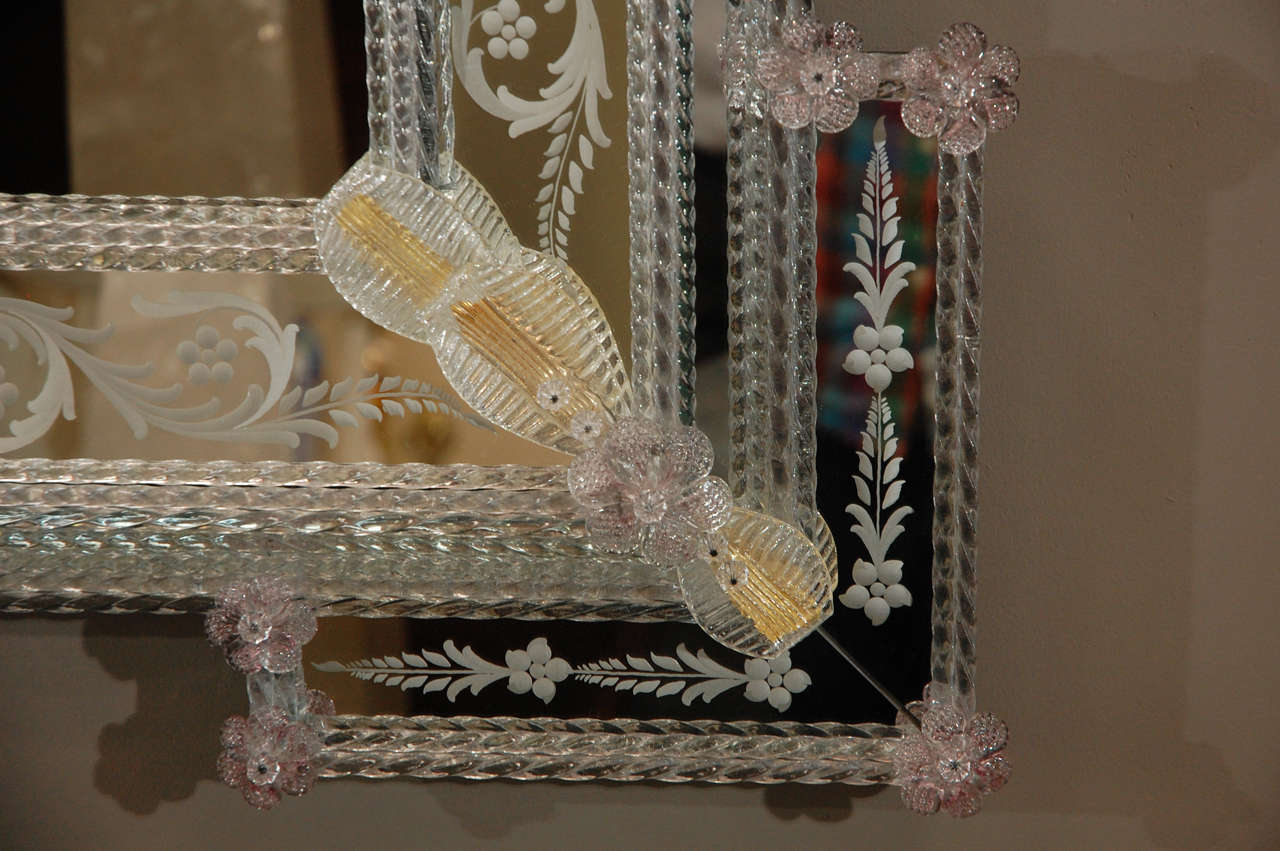 20th Century Delicate Venetian Mirror