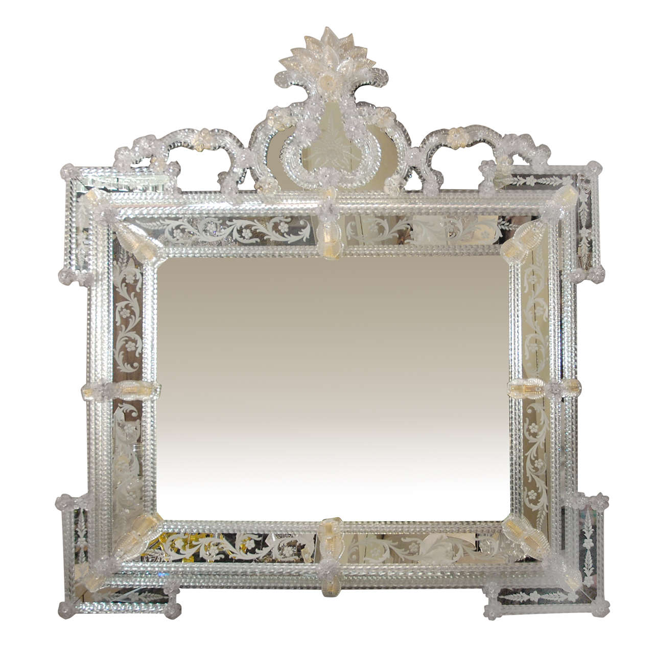 Delicate Venetian Mirror at 1stDibs