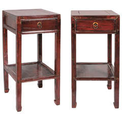 Pair Chinese Side Tables