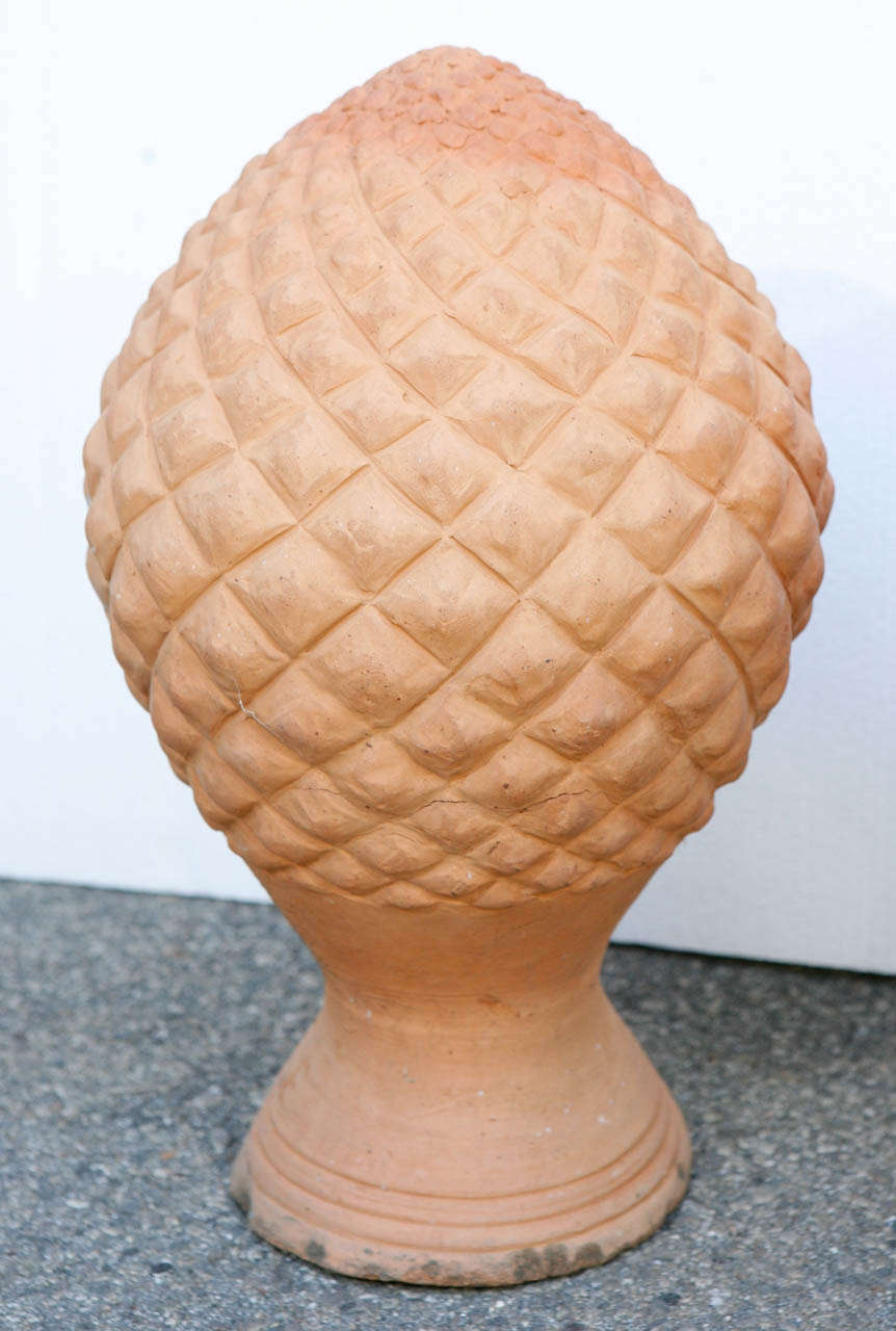 Terracotta Finials In Excellent Condition For Sale In Los Angeles, CA