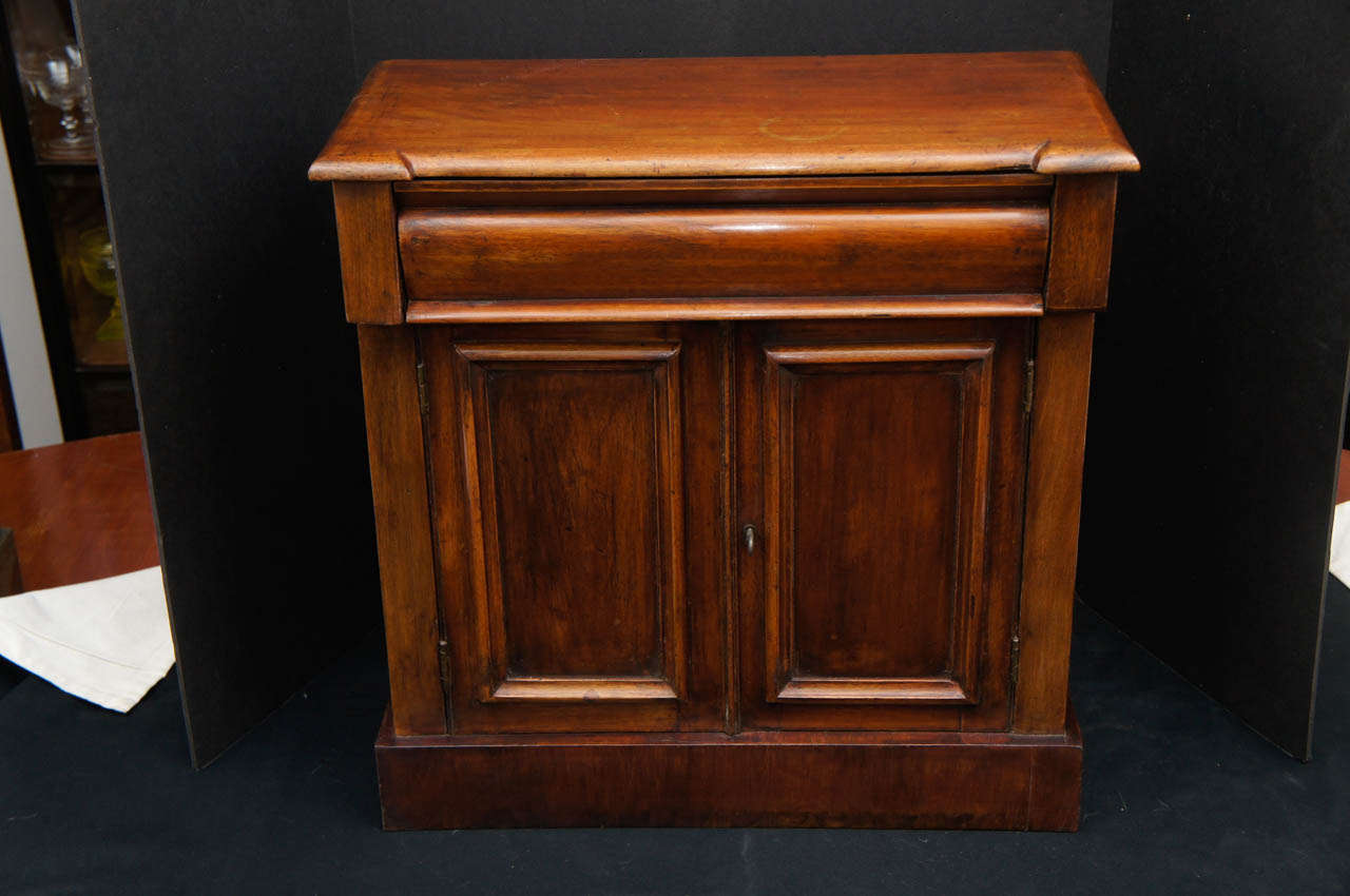 British English 19th Century Victorian Miniature Mahogany Cabinet or Salesman's Sample