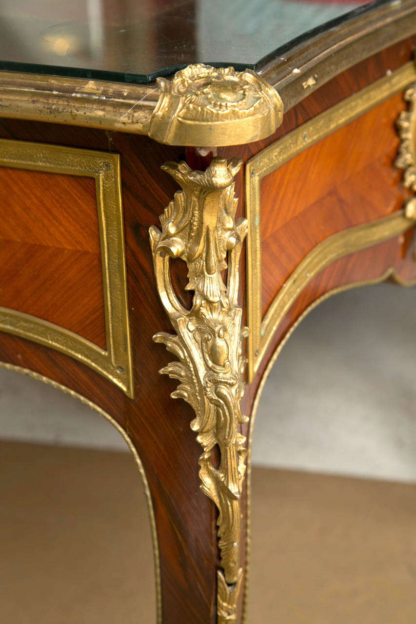 Impressive Louis XV Style Bronze Mounted Bureauplat 3