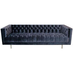 Modern Tufted Velvet Sofa