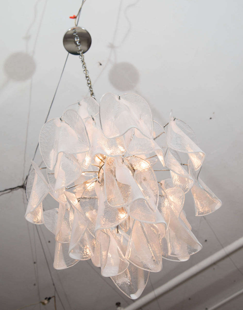 20th Century Mazzega Chandelier by Camer