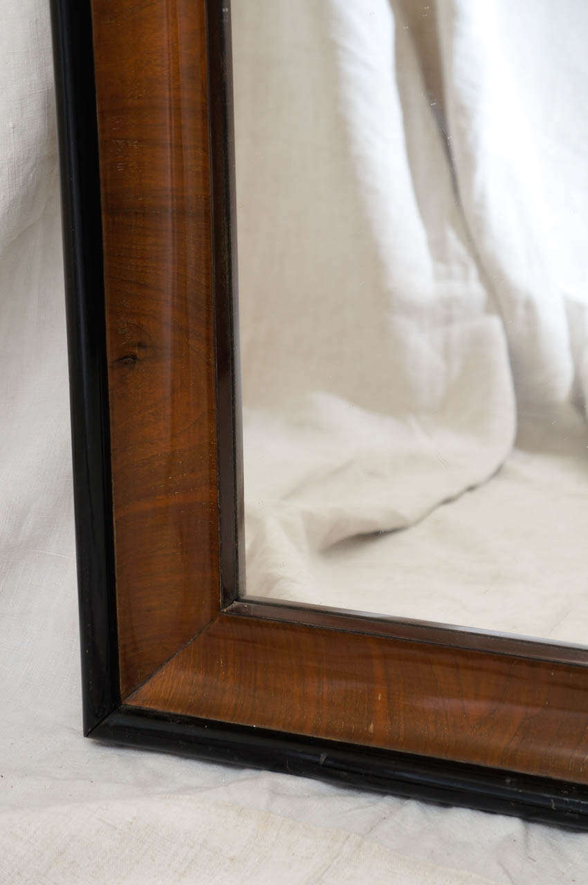 Walnut Austrian Biedermeier Mirror