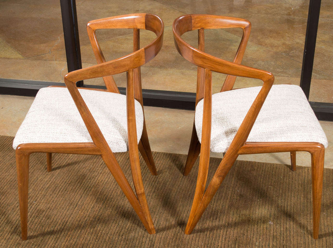 Mid-20th Century Bertha Schaefer - Pair of Side Chairs