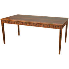 Carl Malmsten Desk with Brazilian Rosewood Inlay 5
