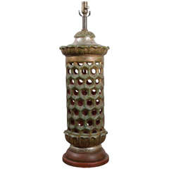 Mid-Century Alvino Bagni Abstract Table Lamp