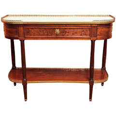 Classic Louis XVI Period Mahogany Console, circa 1780