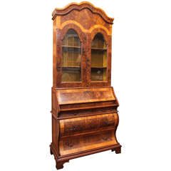 Antique 19th Century French Marquetry  Secretary