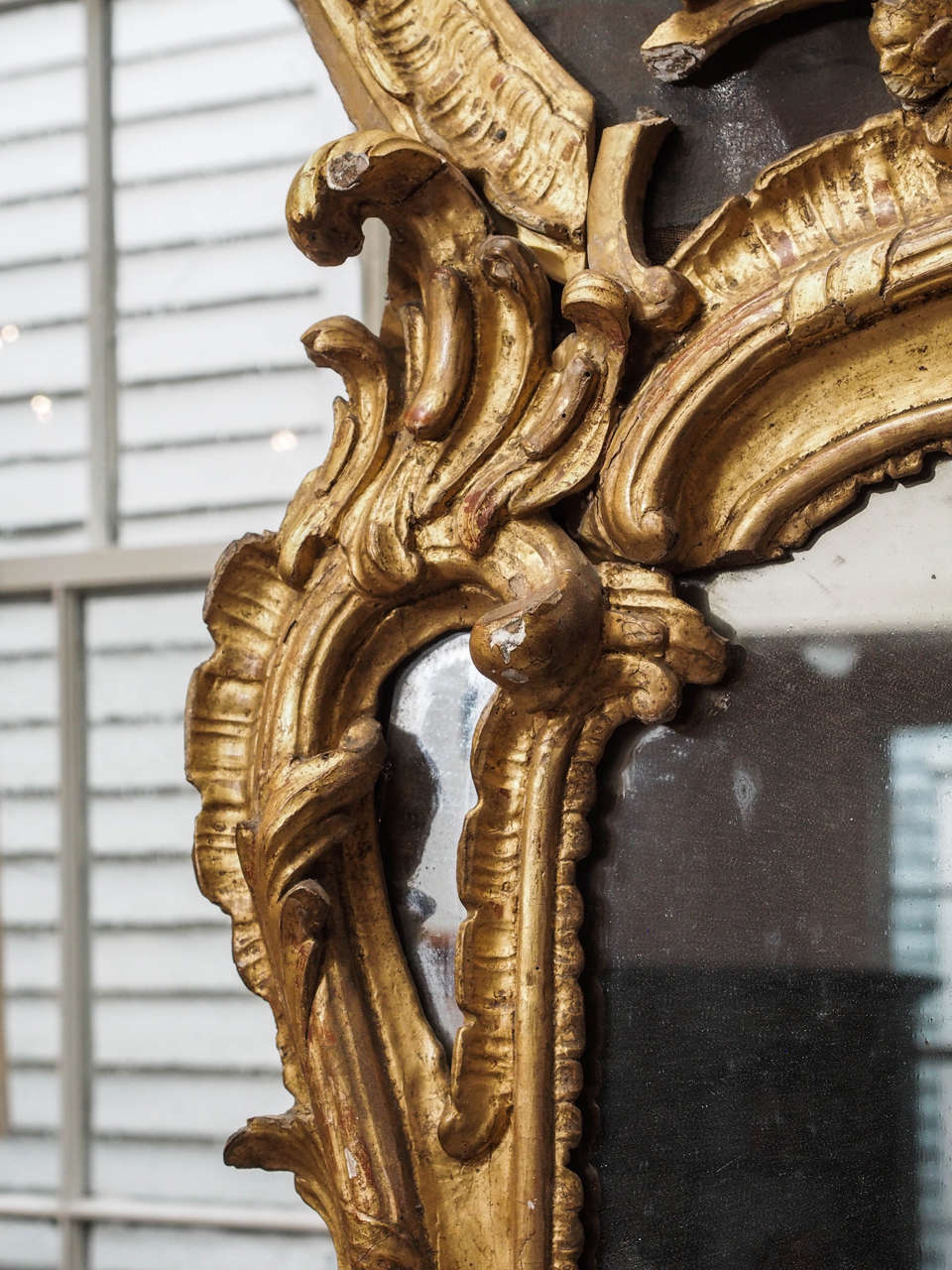 Louis XV Trumeau Mirror For Sale 1