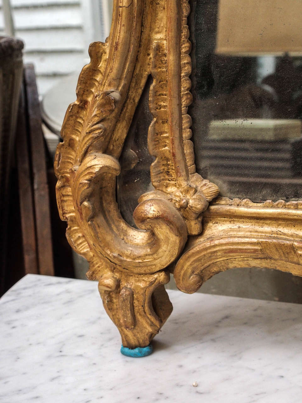 Louis XV Trumeau Mirror For Sale 2