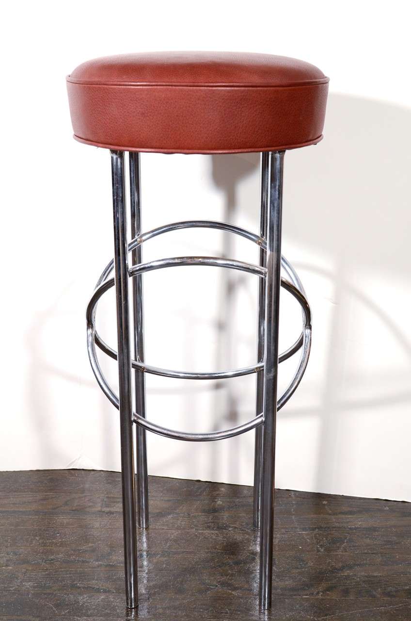 Set of 4 Stools by James Mont, ca 1940's For Sale 1
