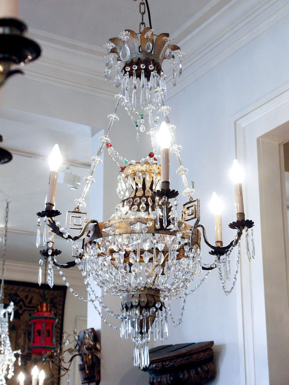 An Early 19c. Tuscan Chandelier