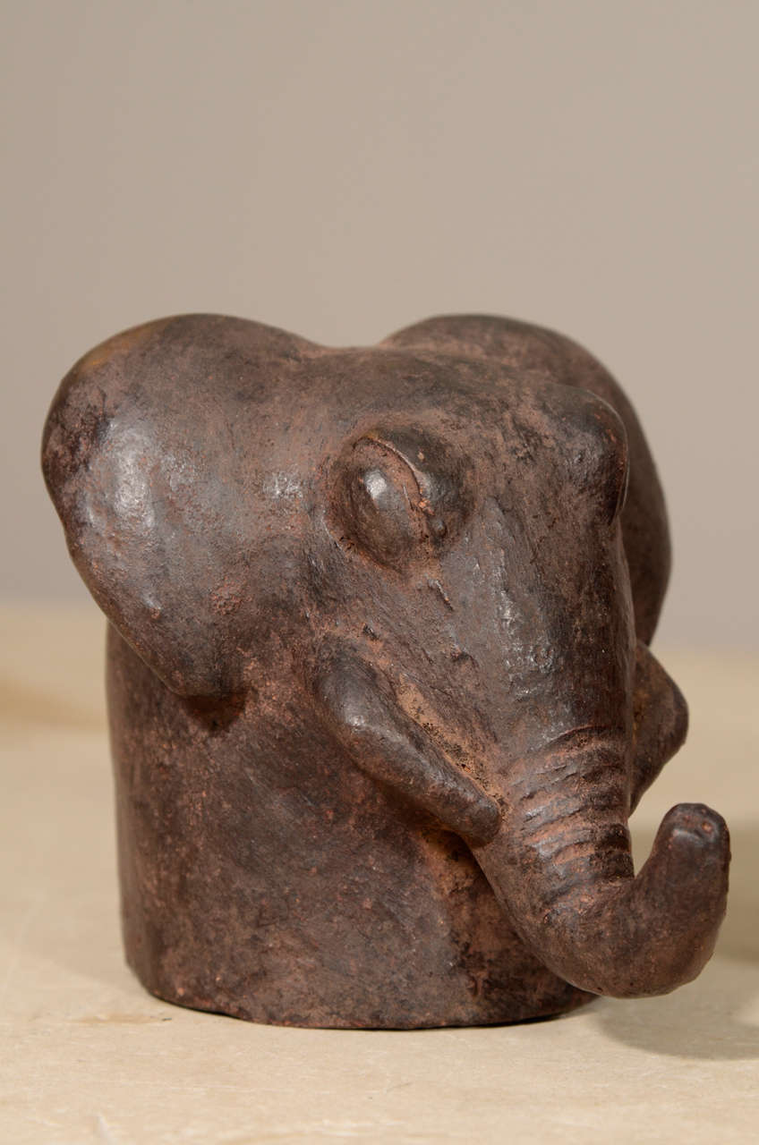 An Elephant Head Puppet by the Makura People of southern Tanzania