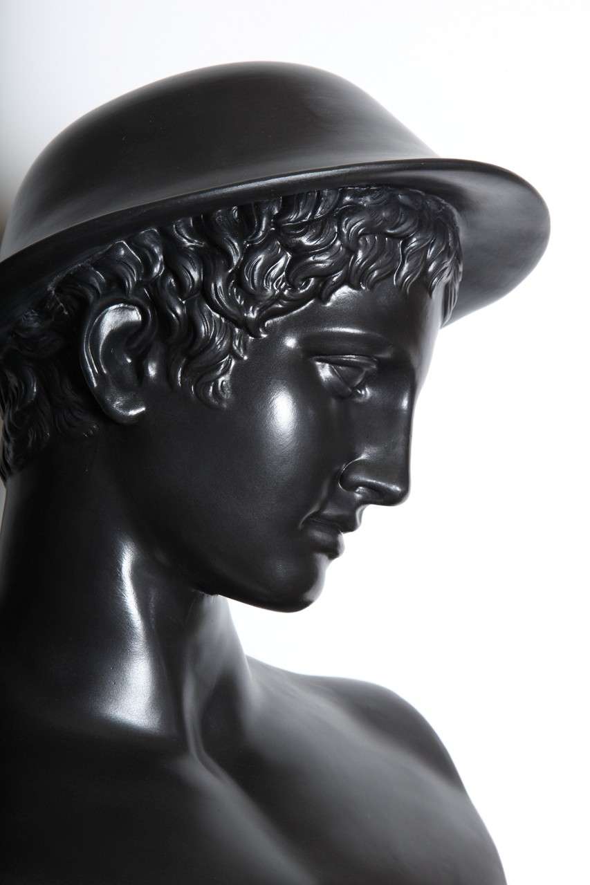 19th Century Wedgwood Bust of Paris, Repairs In Excellent Condition In New York, NY