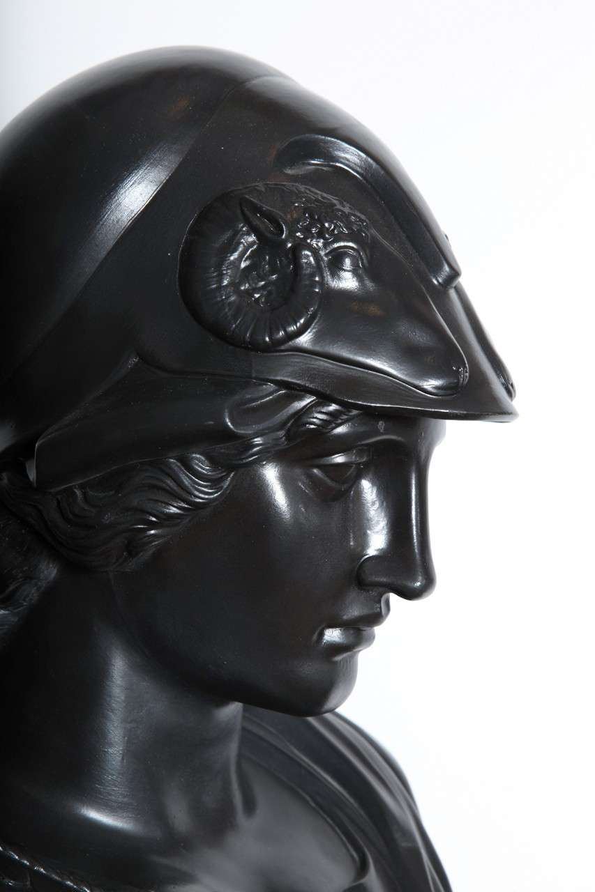 British 19th Century Wedgwood Bust of Minerva, Repairs For Sale
