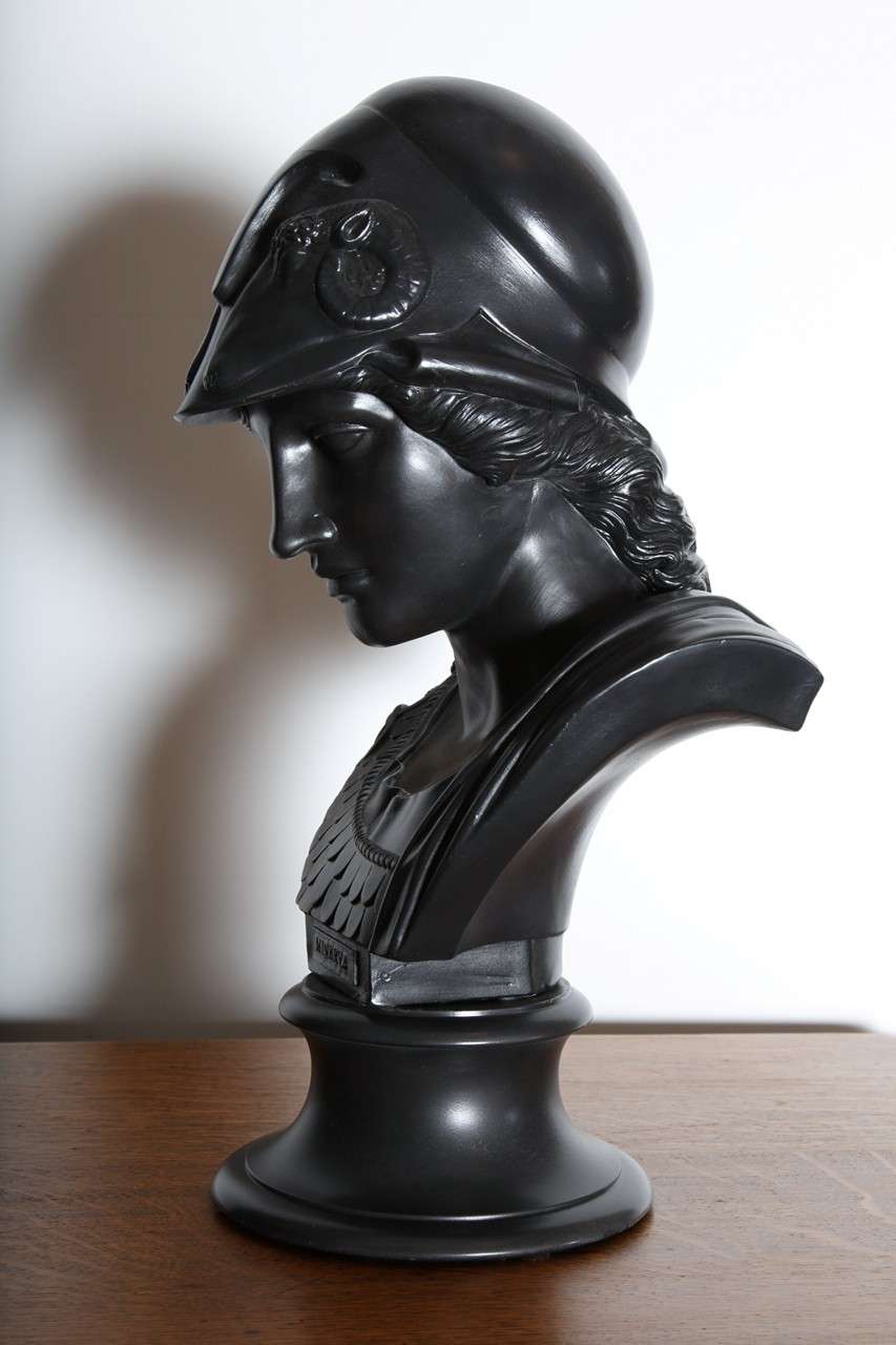 19th Century Wedgwood Bust of Minerva, Repairs For Sale 4