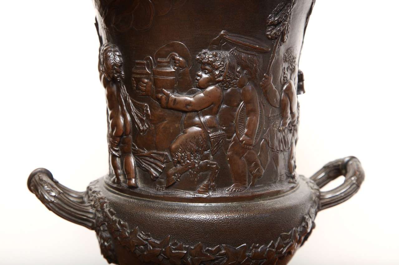 19th Century Bronze Urn For Sale 2