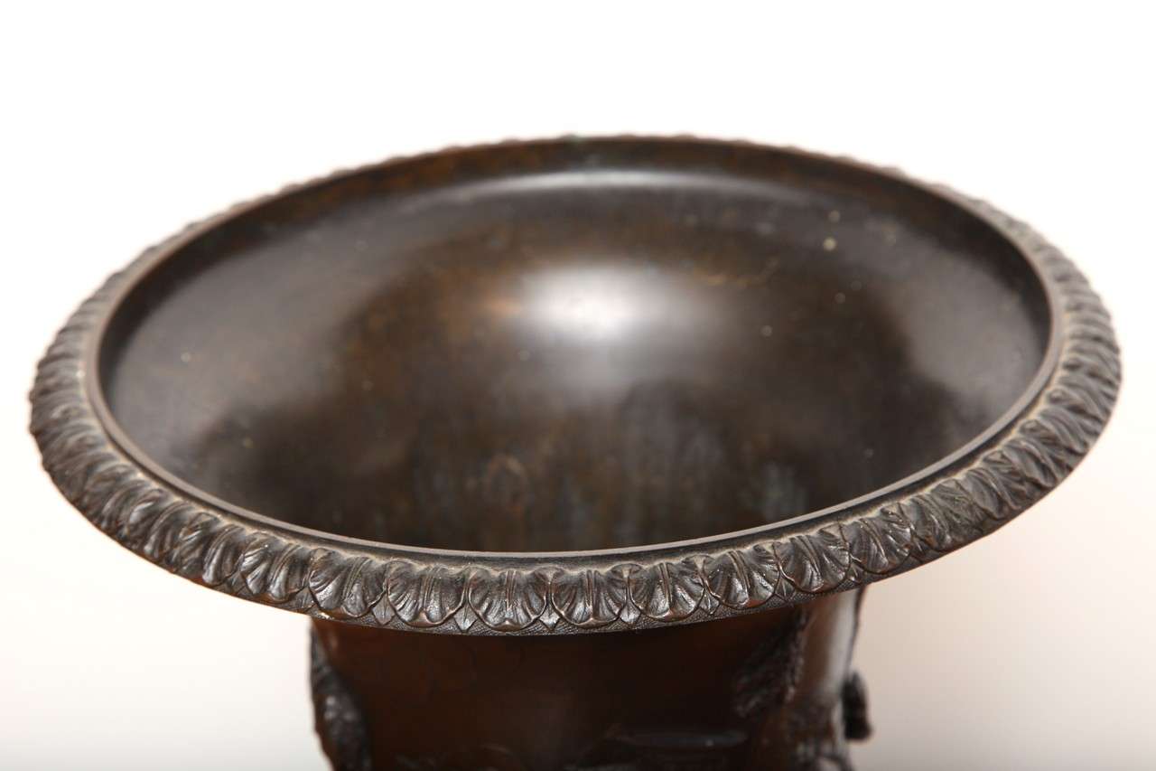 19th Century Bronze Urn For Sale 4