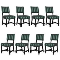 Set of Eight, Mid 19th Century English Dining Chairs