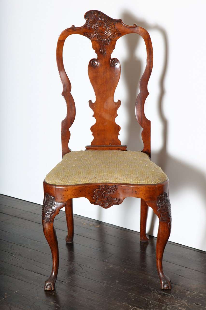 18th Century English, Walnut Chair