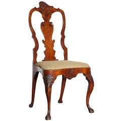 18th Century English Cabriole Leg Chair