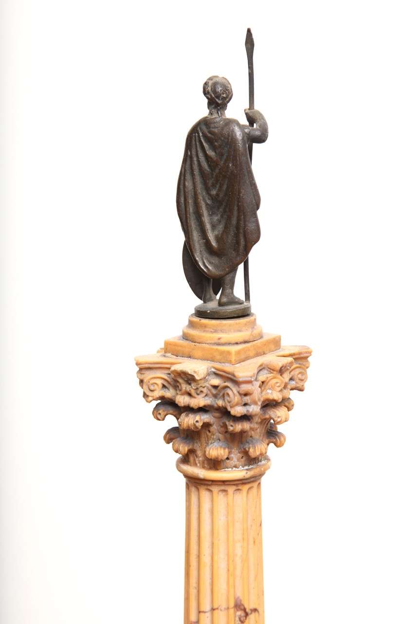 Bronze 19th Century Grand Tour Column of Phocas For Sale