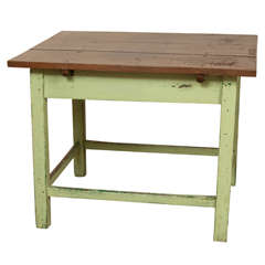 Pine and Oak Work Table