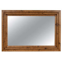 Pine-Framed Mirror