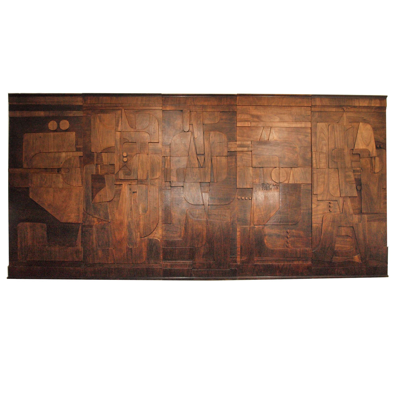 Five Exceptional Constructivist Wall Panels signed Gruppo NP2