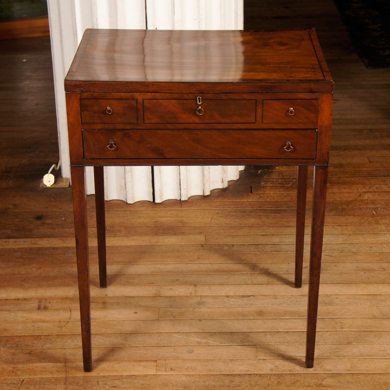 18th Century and Earlier Chippendale Sewing Table