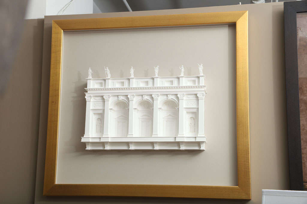 Palladian Architectural Model By Artist Peter Koos
