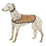 English Painted Metal "Greyhound" SIgn