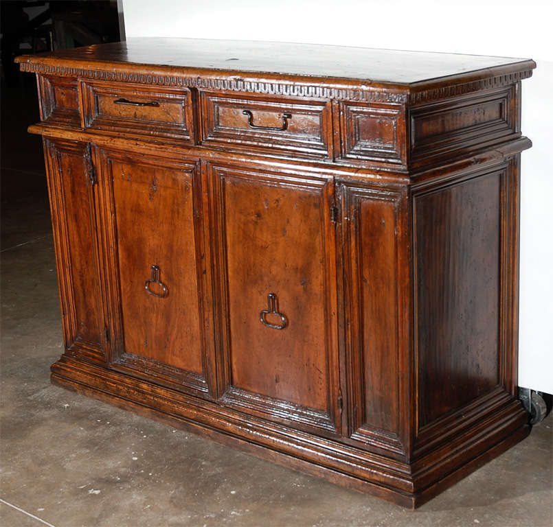 Italian Walnut Credenza