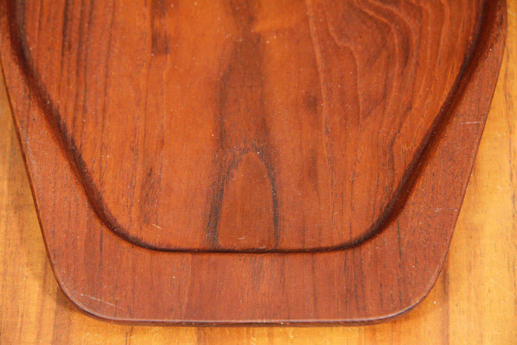 Mid-20th Century Danish Teak Serving Tray by Digsmed For Sale