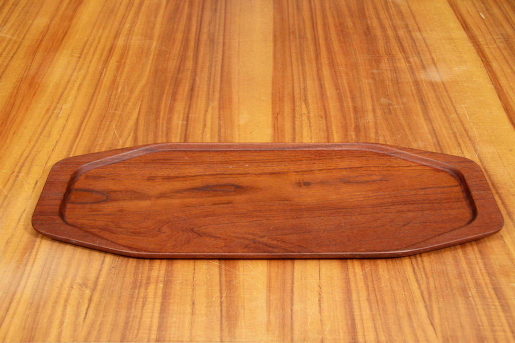 Danish Teak Serving Tray by Digsmed For Sale 1