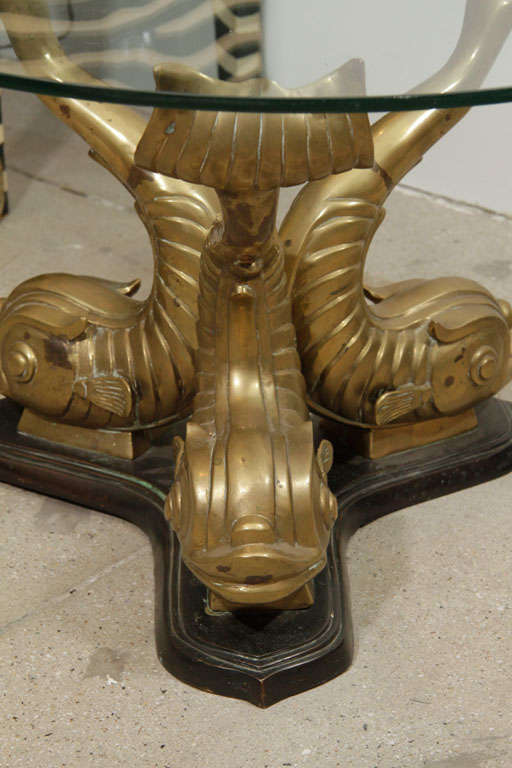 Brass "Grotto" Coffee table