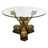 Brass "Grotto" Coffee table