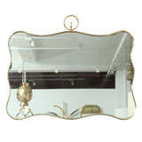 Whimsical Mirror in the Gio Ponti Style