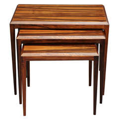 Johannes Andersen - Rosewood Nesting Tables