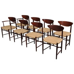 Peter Hvidt and Orla Molgaard-Nielsen Dining Chairs, set of 8