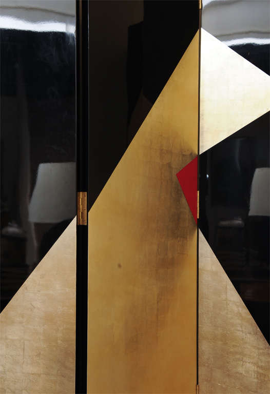 Lacquered Screen In Excellent Condition For Sale In San Francisco, CA