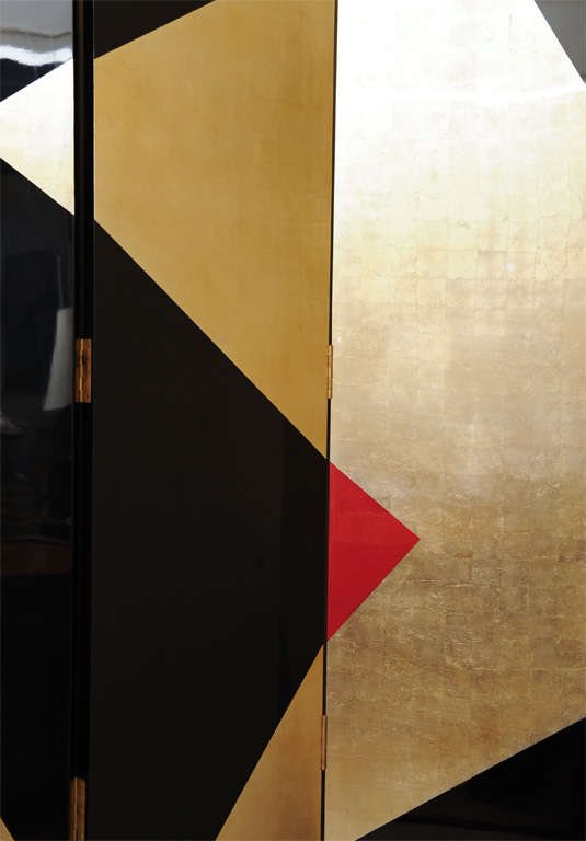 20th Century Lacquered Screen For Sale