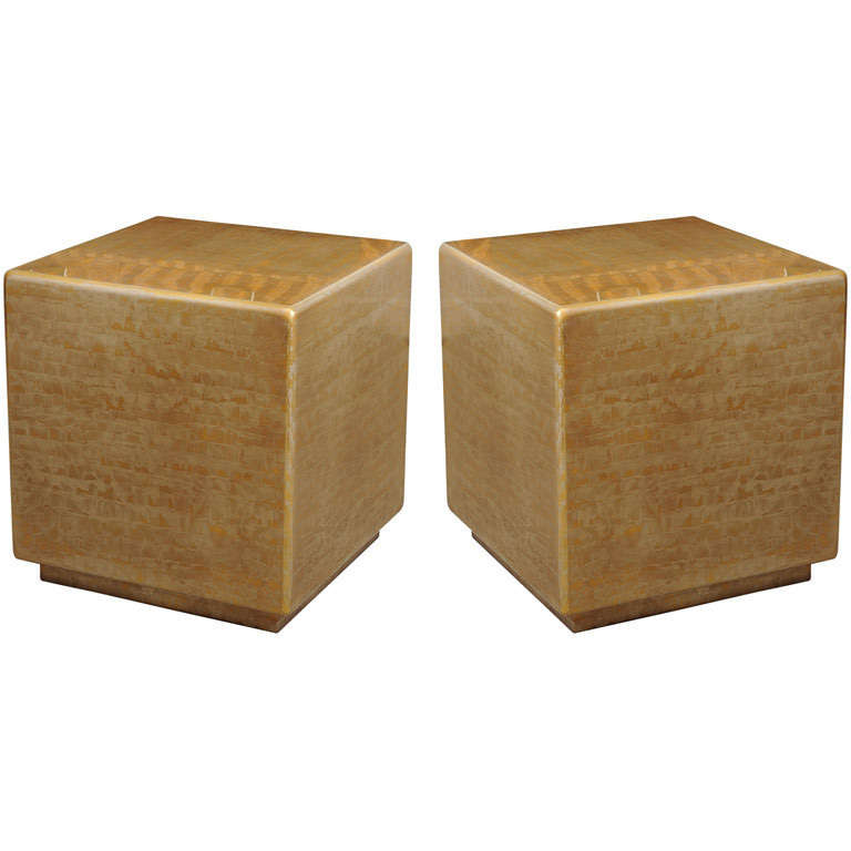 A Pair of cube tables