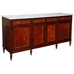 Vintage French 1940s Neoclassical Style Sideboard