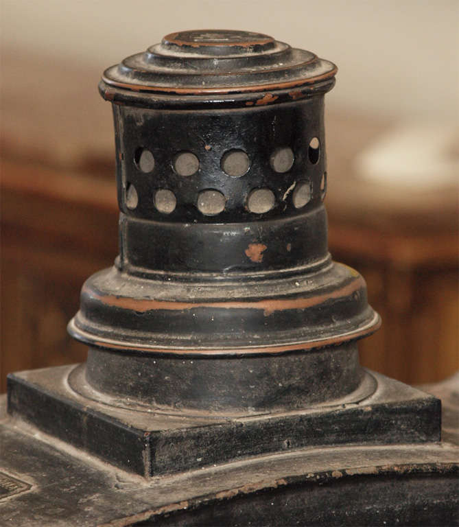 Large 19c. Lantern with Pagoda Form Top
