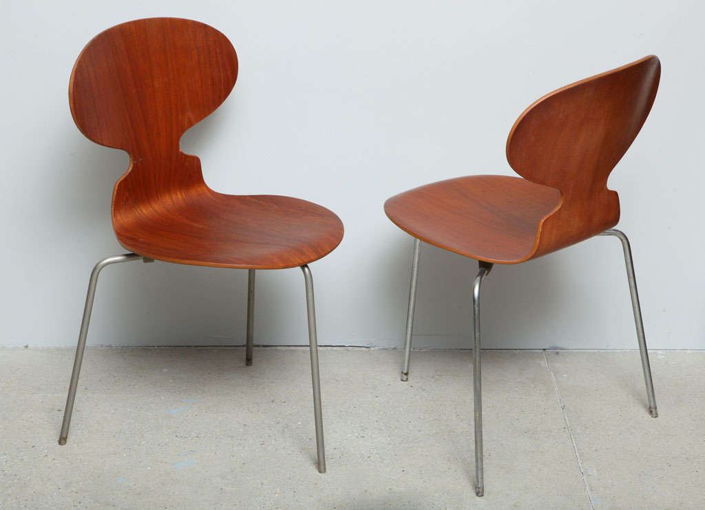 Danish Pr. Early Series Arne Jacobsen Ant Chairs For Sale