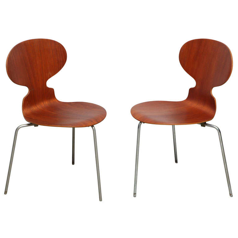 Pr. Early Series Arne Jacobsen Ant Chairs For Sale